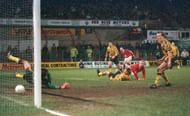  Wrexham famously beat Arsenal in the third round of the FA Cup in 1992.